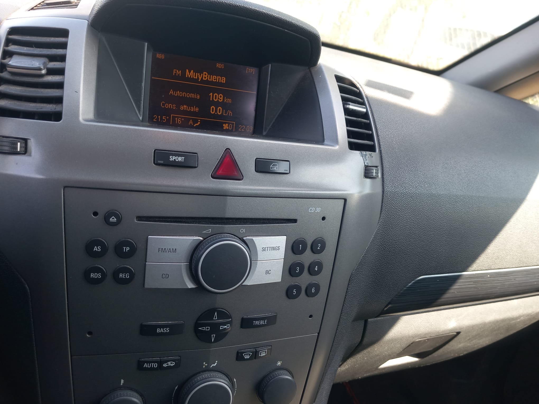 OPEL ZAFIRA 7 PLAZAS CAMBIO AUTOMÁTICO DIESEL